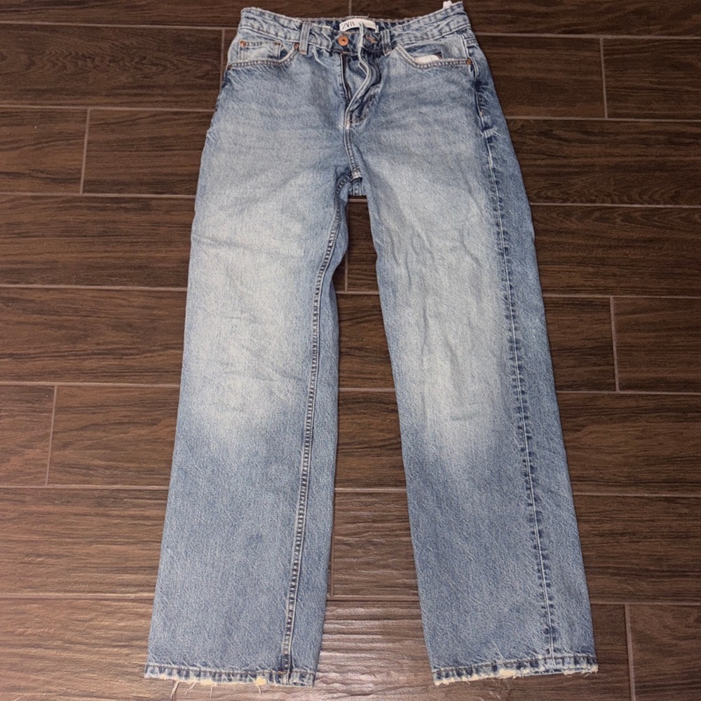 Zara Light Blue Denim Jeans